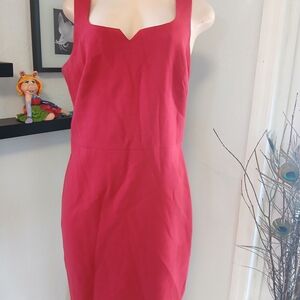 The Limited Bold Red Midi Dress